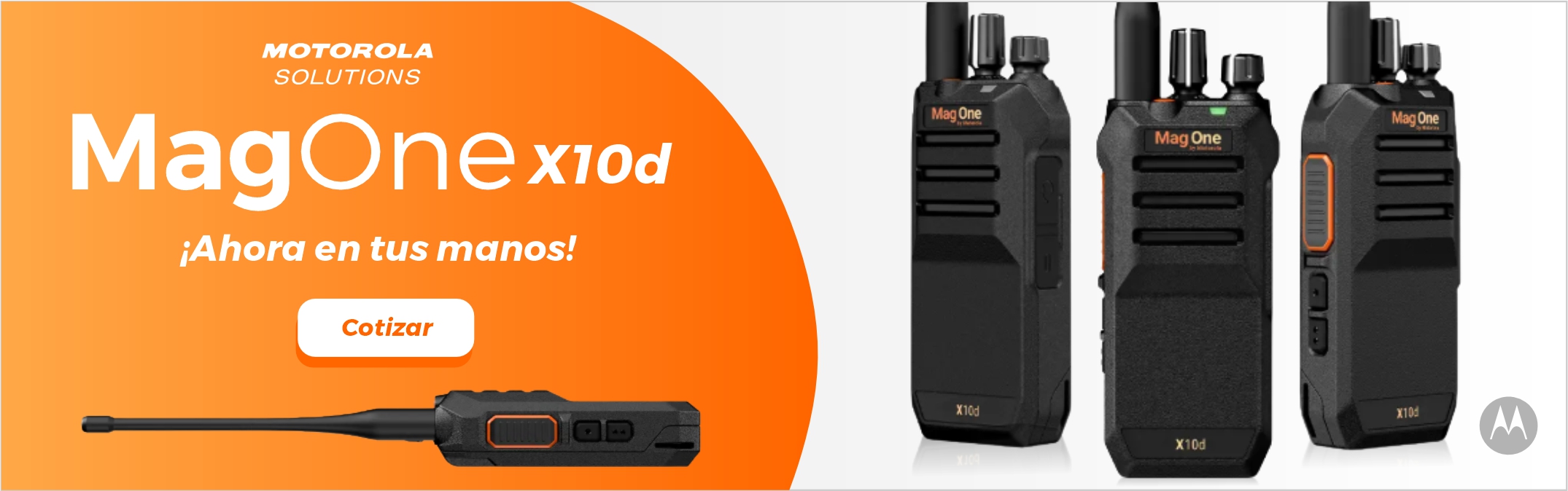 Radiocomunicador MOTOTRBO Mag One X10